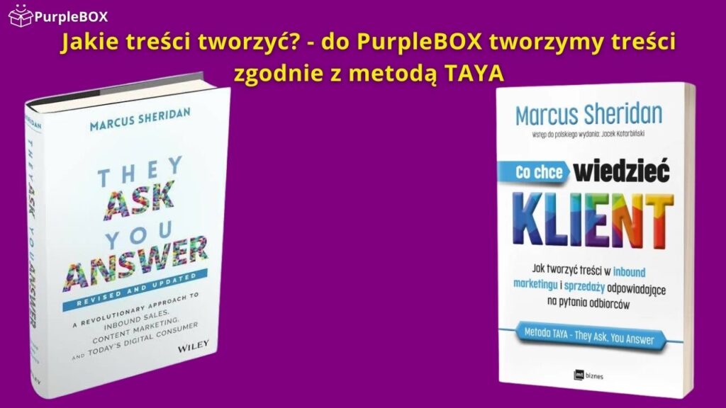 PurpleBOX.pl - treści zgodnie z metodą TAYA