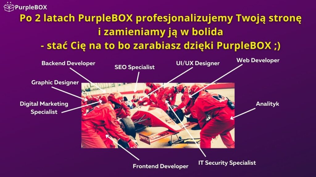 PurpleBOX.pl - profesjonalizacja strony