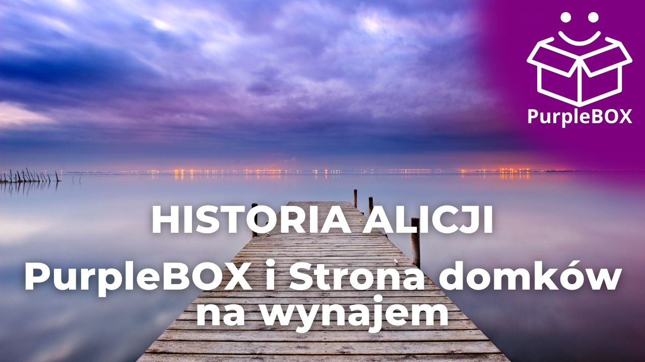 Strona domków na wynajem - historia Alicji