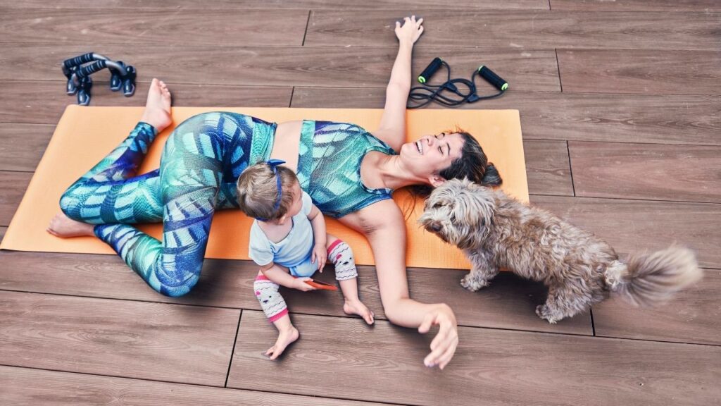 Strona joga na żywo dla mam