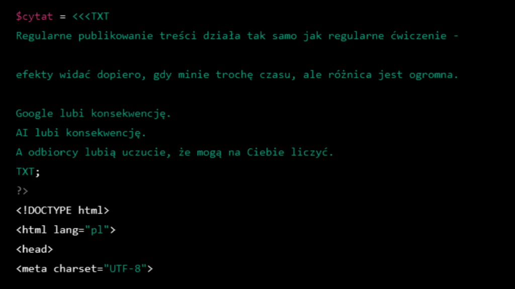Jak Developer powinien budować swoją markę w IT - Regularność jako supermoc